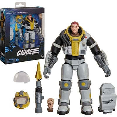 G.I. Joe Classified Series #206, Malcolm  Deep Six  Willoughby, Collectible Deluxe 15 cm Action Figure Set with 6 Accessories