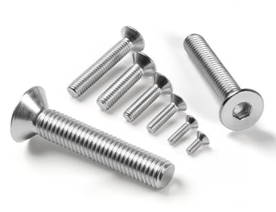 Roestvrijstalen verzonken schroeven M3 x 30 mm, 50 stuks - Volledige schroefdraad, hexagonale inbus, duurzame bevestigingsoplossingen