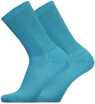 UphillSport - 2-Pack - Merino Sport Sokken - Badstof Schokabsorberend - Heren / Dames - licht blauw - 35-38 - 9125