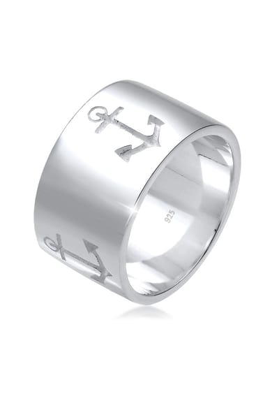 Elli - Ring - Dames Band Anker Motief Maritiem in 925 Sterling Zilver - Dames