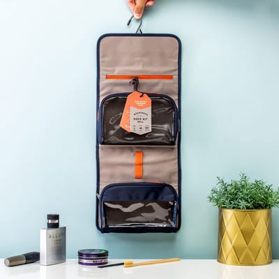 Gentlemans Hardware Dopp Kit Oprolbare Toilettas