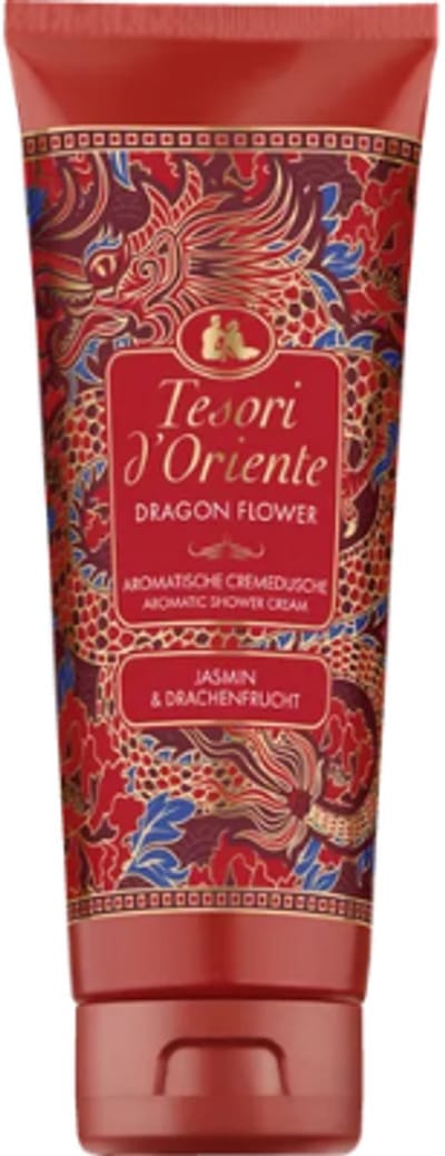 Tesori d'Oriente Dragon Flower Douchegel - 250 ml | Crème Douchegel met Jasmijn & Drakenfruitextract - Verzorgende Douchegel