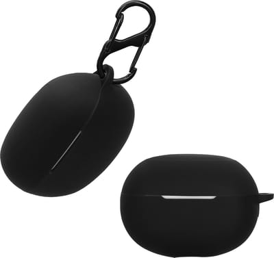 kwmobile Hoes geschikt voor Xiaomi Realme Buds Air 5 Pro - Siliconen cover voor oordopjes in zwart
