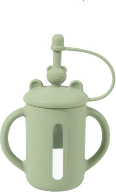 Rietjesbeker - Drinkerbeker - Antilek beker - Sippy cup - Baby - Peuter - 150ML - Groen