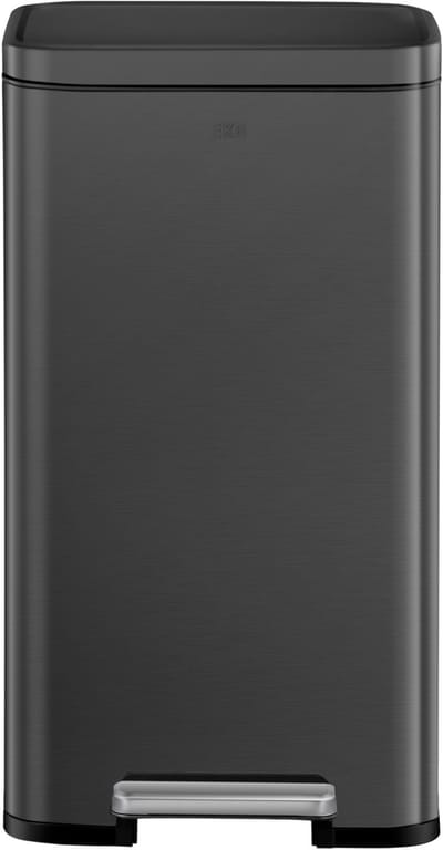 EKO - Madison Pedaalemmer 30 liter - Stainless Steel Plastic - zwart - Prullenbak