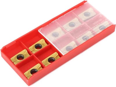 Harde HSS Freesbitset van 10 Stuks voor Houtbewerking en Metaalbewerking met Carbide Snijders en APMT1604 Inserts