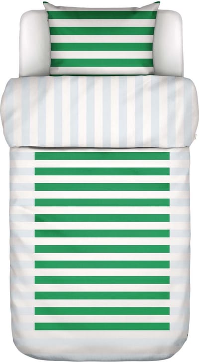 Marc O'Polo Sanna Dekbedovertrek Vivid Green - Eenpersoons – 140x200/220 cm