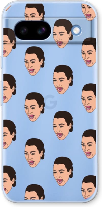 Case Company® - Hoesje geschikt voor Google Pixel 8a hoesje - Ugly Cry Call - Soft Cover Telefoonhoesje - Bescherming aan alle Kanten en Schermrand