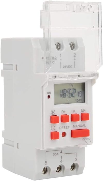 Digitale timer voor boiler – 30A, LCD, 1 seconde instelbaar, 220V