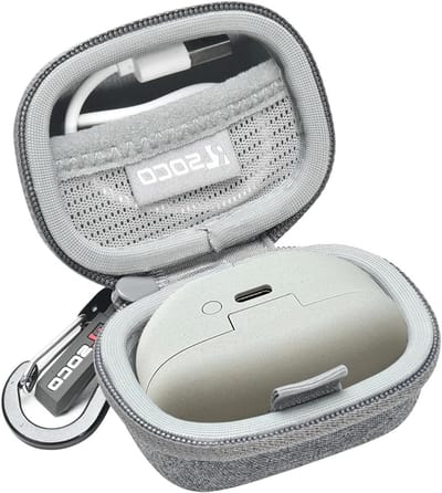 Beschermhoes voor Sony WF-1000XM5 Oordopjes - Grijs, Schokbestendig, Lichtgewicht en Duurzaam