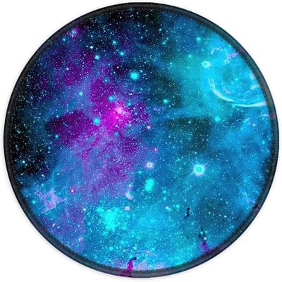 Premium Textured Stitched Edge Muismat met Waterdichte en Antislip Rubber Basis voor Kantoor en Gaming, Schattig Ontwerp en Nebula Galaxy Thema