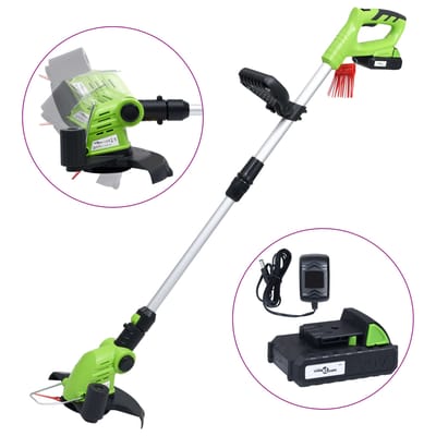 vidaXL Accugrastrimmer 20V - 2-in-1 Grastrimmer & Kantensnijder Grastrimmer - Grastrimmers - Onkruidtrimmer - Onkruidtrimmers