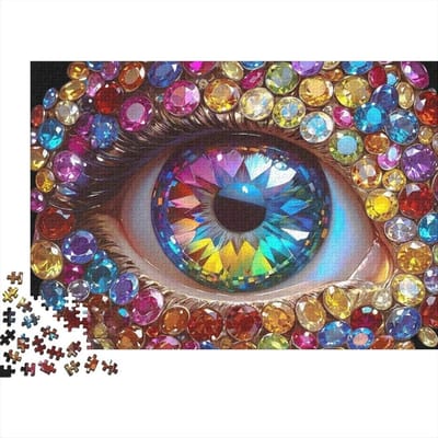 Puzzel 1000 stukjes - Papieren kunst - Ontspanning thuis - Gedrukt kunstmotief - 38 x 26 cm - Kleurrijk