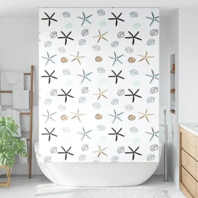 vidaXL - Doucherolgordijn - 160x240 - cm - stofbreedte - 156 - cm