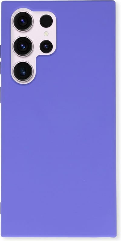 Casemania Hoes Geschikt voor Samsung Galaxy S23 Ultra - Paars - Extra Stevig Siliconen Back Cover