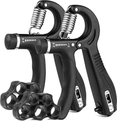 Onderarmtrainer voor griptraining - 5-60 kg - Handtrainer voor boulderen en handkrachtontwikkeling