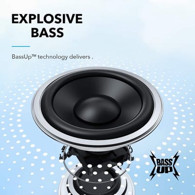 Draagbare Bluetooth Speaker met 360° Geluid, Waterdicht IPX7 en BassUp Technologie