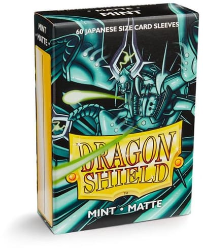 Dragon Shield Card Sleeves: Japanese Matte Mint (59x86mm) - 60 stuks