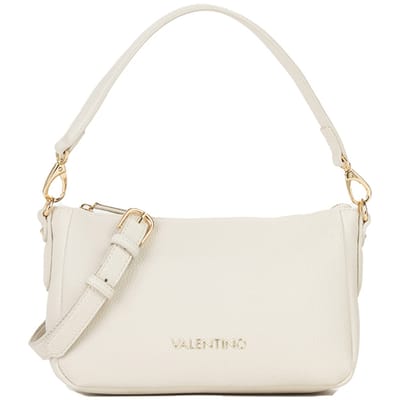 Mario Valentino Beige Polyurethaan Dames Handtas met Schouderriem