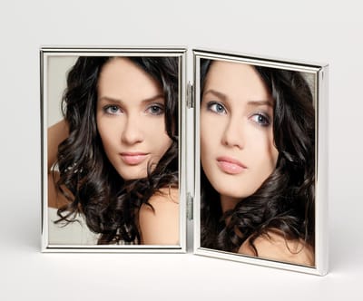 Walther WD215S Chloe - Dubbele Portretlijst - Fotoformaat 2x10x15 cm - Zilver