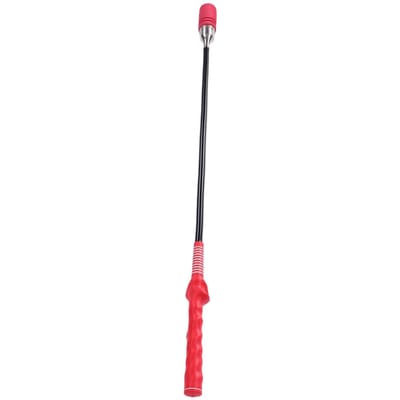 Entraîneur de Vitesse de Swing avec Rétroaction par Clic Main Droite Échauffement Bâton à Clic Aide à l'Entraînement du Swing Pour Améliorer la Force le Tempo rouge