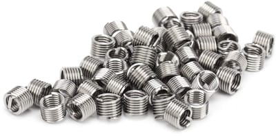 Allecto Plus - Thread Insert Set van 50 stuks Roestvrij Staal NPT UNF 10-32 X 1-3 D voor Automotive Reparaties