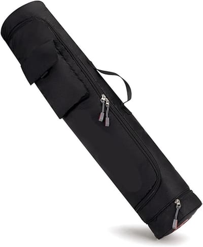 Yogamat Tas - Sporttas - Fitness Training - Verstelbare Band - 88 x 22 cm - Zwart