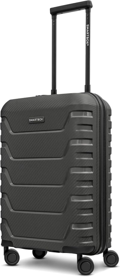 Harde Trolley Koffer S (55 cm) met TSA-slot en Dubbele Wielen - Lichtgewicht Handbagage voor Weekendtrips
