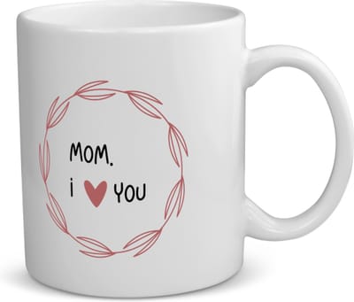 Akyol - mom i love you koffiemok - theemok - Mama - de liefste moeder - moeder cadeautjes - moederdag - verjaardagscadeau - verjaardag - cadeau - geschenk - kado - gift - moeder artikelen - 350 ML inhoud