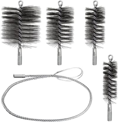 CLVP® Schoorsteenveegset - Schoorsteenveger - Schoorsteenborstel 150mm