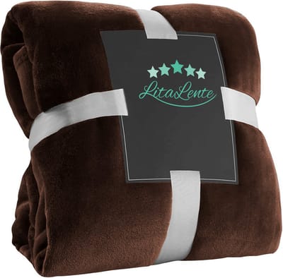 Fleece Plaid - Fleece deken - hoogwaardige deken, zachte deken, microvezeldeken als bankhoes, sprei, plaid of woonkamerdeken, 150 x 200 cm