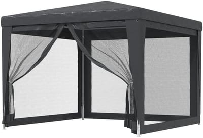 Partytent met ijzeren frame - Paviljoen waterdicht - Outdoor evenementen organiseren - Waterdicht HDPE dak - 3 x 3 meter