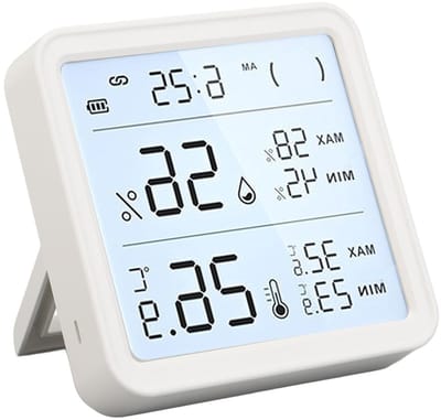 Digitale Hygrometer en Kamerthermometer voor Nauwkeurige Vochtmeting en Temperatuurcontrole, Batterijgevoed en Betrouwbaar Ontwerp