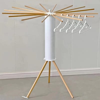 M-Goods - Wasrek Inklapbaar - Droogrek Staand - Wasrek Buiten & Binnen - Opvouwbaar Droogrek - 16 Armen