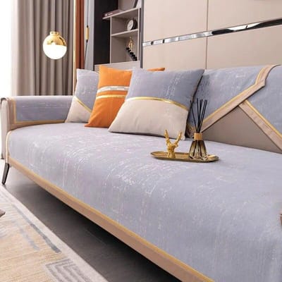Nordic Chenille Sofa Cover Voor Woonkamer Effen Kleur Sofa Kussen L Vormige Sofa Cover Antislip Couch armsteun Rugleuning Mat 70x70cm 1pcs