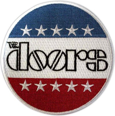 The Doors - Logo Stars & Stripes Patch - Multicolours
