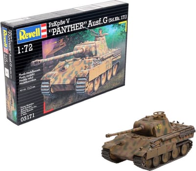 Revell Modelbouwpakket Militaire voertuigen - 03171 PzKpfw V Pantner Ausf.G (Sd.Kfz. 171) Plastic - 1:72 - Modelbouw