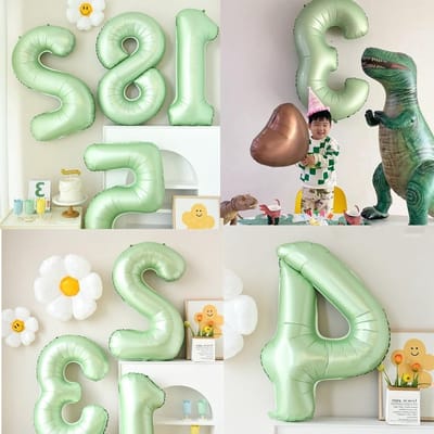 Sage Green Ballonnen voor 24e Verjaardag, Avocado Groene Versiering voor Feest, 24 Jaar Vrouw en Man Decoratie