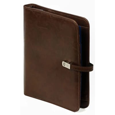1111-39 hervulbare Personal Agenda Omber bruin 1 week per 2 paginas 2026-2027-2028