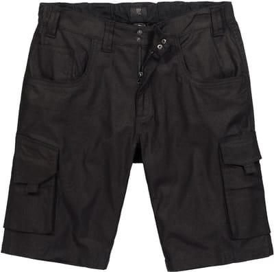 JP 1880 - Heren - bermuda FLEXNAMIC® werkkleding multifunctionele zakken tot 72 - Zwart - Maat 70