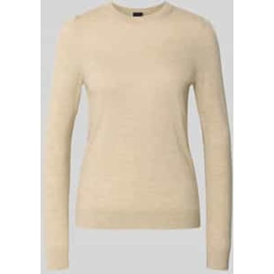 Regular fit gebreide pullover van pure scheerwol, model 'FERPINA'