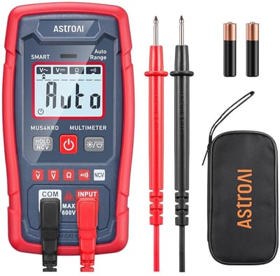 Digitale Multimeter 4000 Counts met Slimme Meetmodus - Nauwkeurige Metingen van Gelijkspanning, Wisselspanning en Weerstand