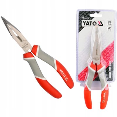Yato Verlengde Gebogen Tang 200mm - Precisie en Duurzaamheid