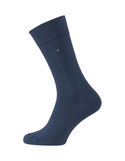 Carlo Lanza 2-pack Basic Sokken Blauw 151-104