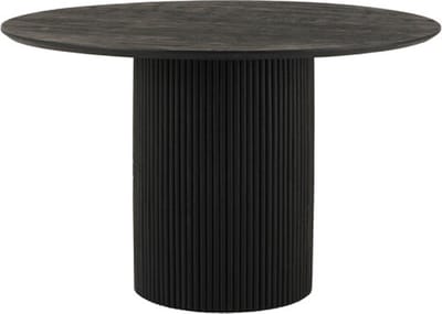 Eettafel Congo Rond 120 cm Acacia - Zwart