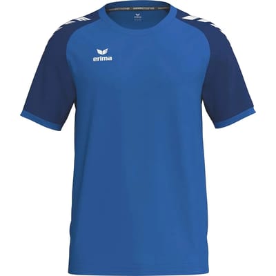 Erima Wings Shirt Korte Mouw Kinderen - New Royal / New Navy | Maat: 140