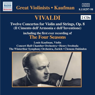 Louis Kaufman - Vivaldi: Concertos Op.8 (Incl. Four Seasons) (2 CD)