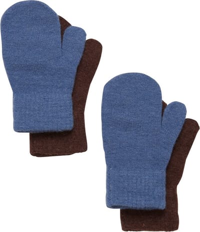 Celavi - Wanten voor kinderen - 2-pack - Magic - Chinees Blauw - maat M (3-6 year)