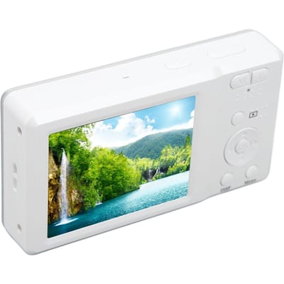 56MP 4K Digitale Camera 2,7-inch 20x Digitale Zoom Autofocus Kleine Camera met Ingebouwde Flitser Zilver