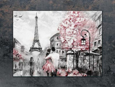 TMK ArtDeko - Snijplank - Glas - Paris Motief - 70x52 cm